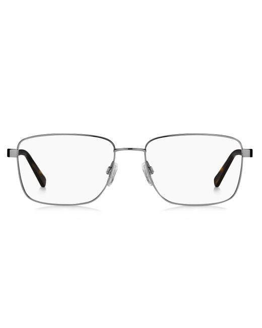 Pierre Cardin Black P.C. 6873 6Lb Optical Frames Steel Squared for men