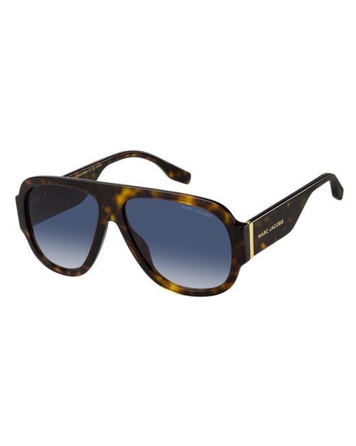 Marc Jacobs Black Marc 843/S 086/08 Sunglasses Acetate Pilot Normal Shaded for men