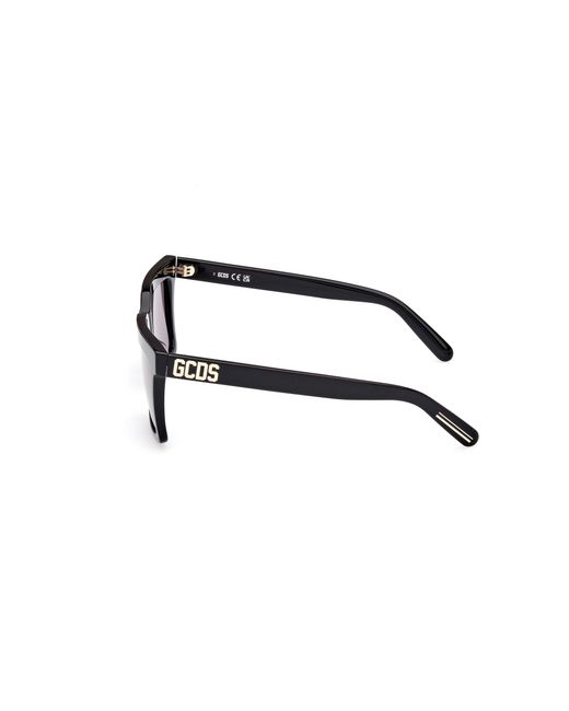 Gcds Black Gd0041 01A Sunglasses Acetate Squared Normal