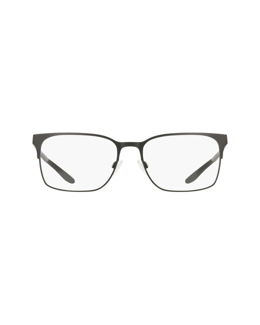 Nike Black 8142 302 Optical Frames Metal Squared Normal for men