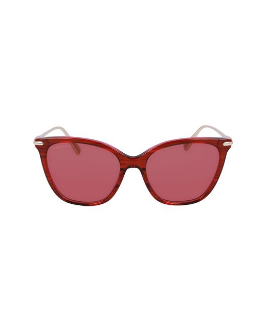 Longchamp Black Lo757S 607 Sunglasses Acetate Squared Normal Normal