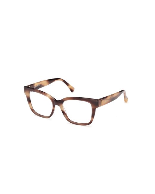 Max Mara Black Mm5206 047 Optical Frames Acetate Squared Normal