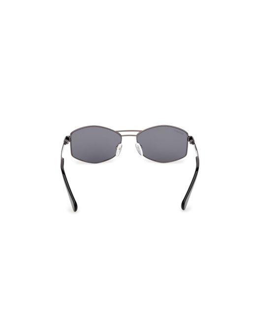 MAX&Co. Black Mo0139 08A Sunglasses Metal Geometric Normal