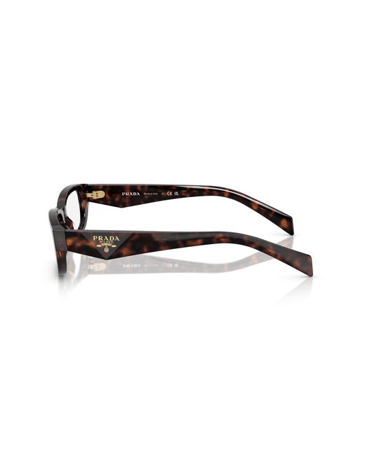 Prada Black Pr B05V 17N1O1 Optical Frames Acetate Squared Normal