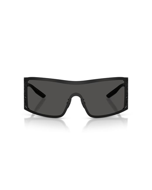 Dolce & Gabbana Black Dg2317 110687 Sunglasses Metal Squared Normal