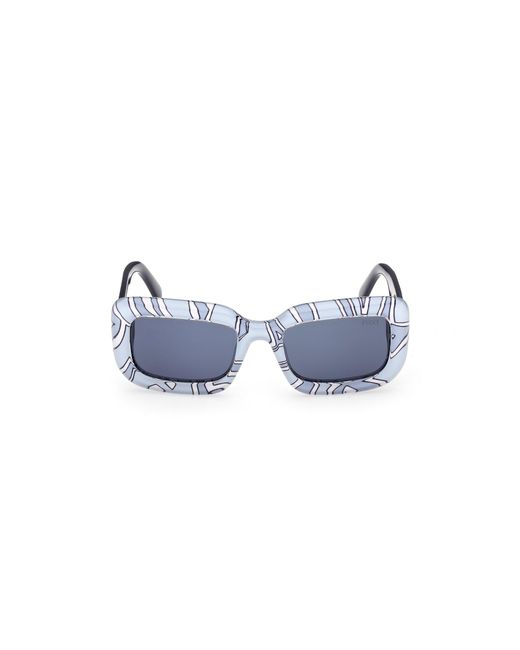 Emilio Pucci Black Ep0253 99V Sunglasses Acetate Squared Normal