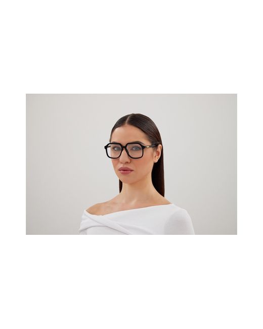 Bottega Veneta Black Bv1329O 002 Optical Frames Acetate Transparent Squared
