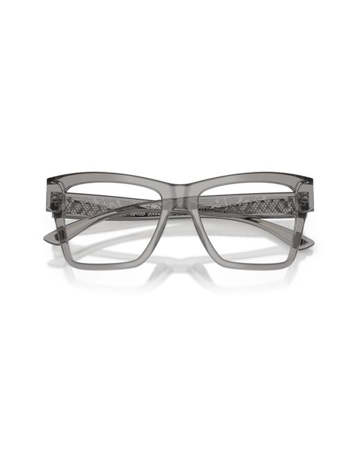 Dolce & Gabbana Black Dg3411 3160 Optical Frames Acetate Transparent Squared Normal