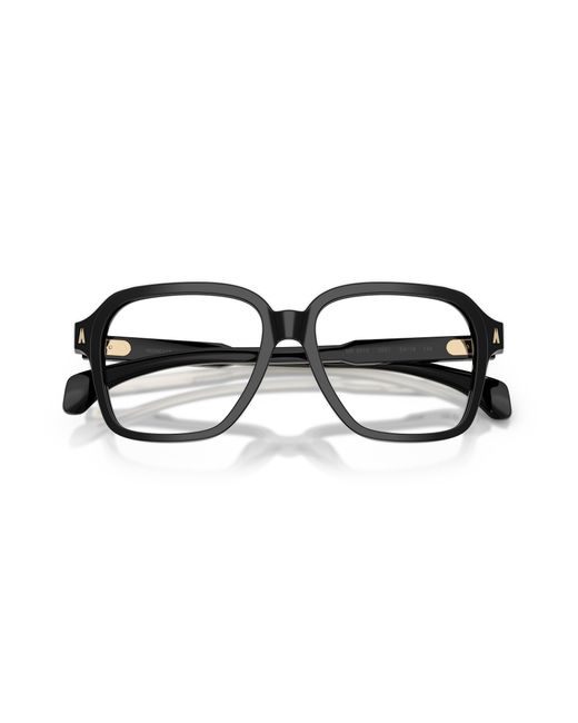 Moncler Black Me2010 3001 Optical Frames Acetate Transparent Squared Normal