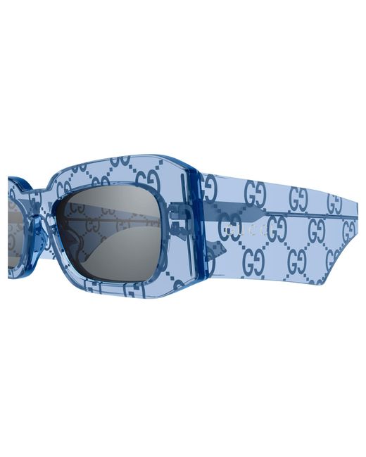 Gucci Blue Gg1426S 006 Sunglasses Acetate Squared for men