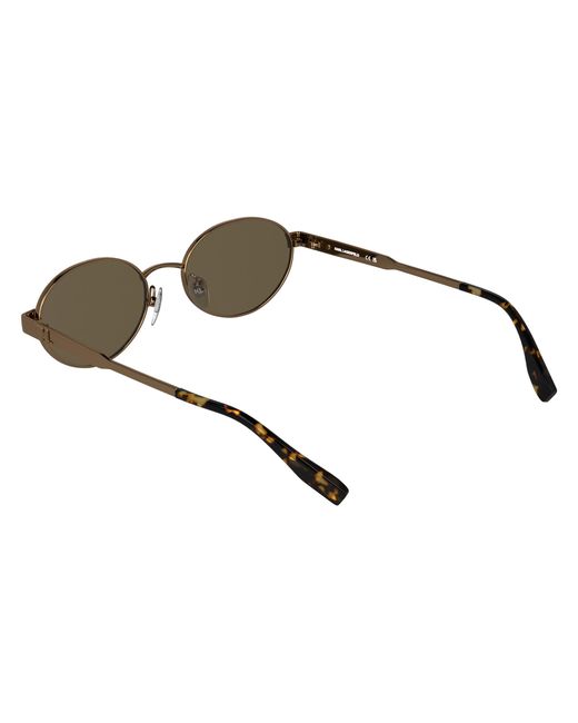 Karl Lagerfeld Black Kl366S 717 Sunglasses Metal Round Normal