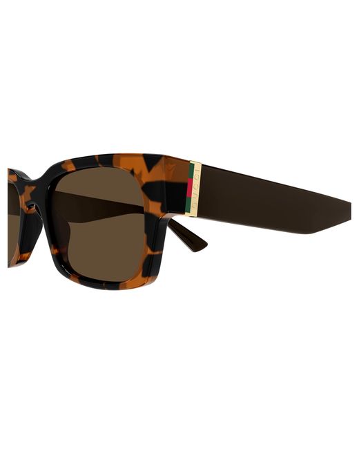 Gucci Black Gg2084S 003 Sunglasses Injected Squared for men