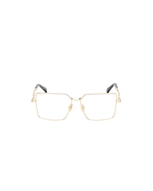 Max Mara Black Mm5177 030 Optical Frames Metal Squared Normal