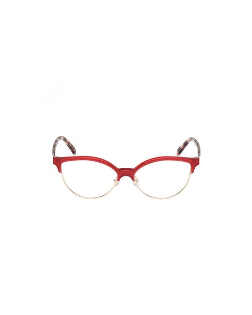 Emilio Pucci Black Ep5259 066 Optical Frames Acetate Round Normal