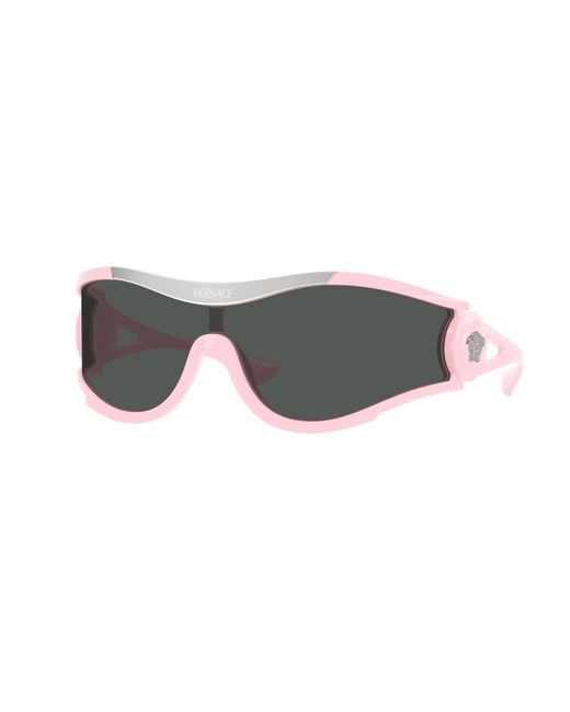 Versace Black Ve4475 548587 Sunglasses Injected Geometric Normal