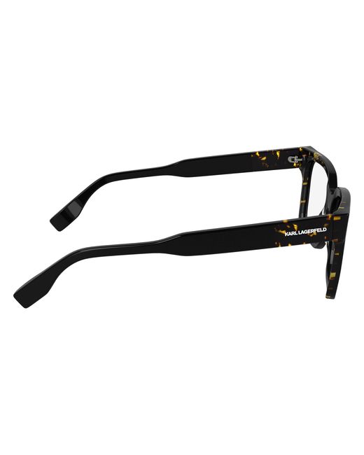 Karl Lagerfeld Black Kl6173 017 Optical Frames Acetate Squared Normal for men