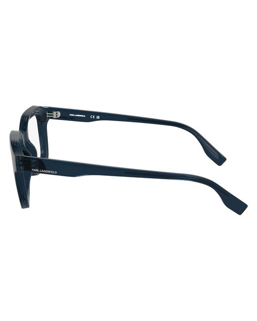 Karl Lagerfeld Black Kl6197 400 Optical Frames Bio-Inject Squared Normal for men