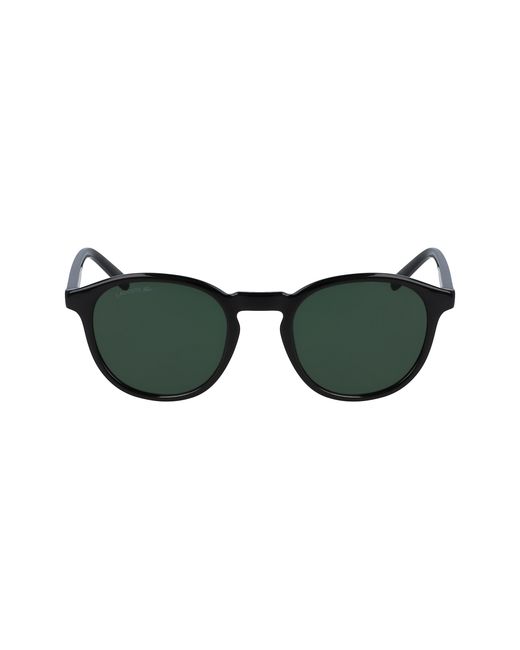 Lacoste Black L916S 001 Sunglasses Injected Round Normal Photochromatic