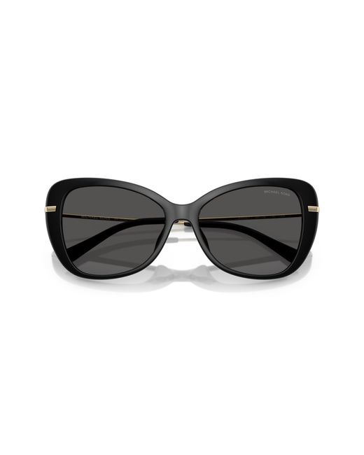 Michael Kors Black Mk2230U Saint Croix 300587 Sunglasses Injected Butterfly Normal
