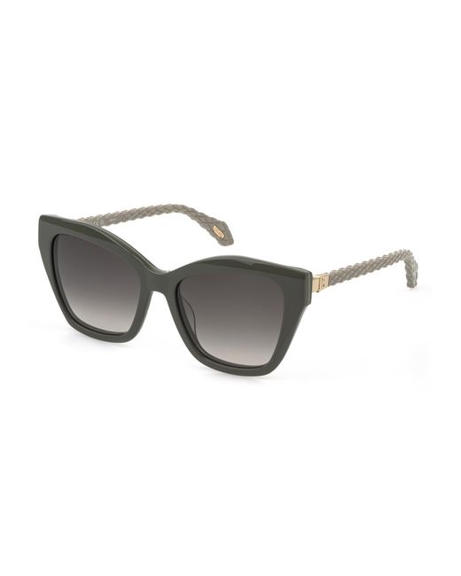 Just Cavalli Black Sjc175 06Nt Sunglasses Acetate Smoke Butterfly Normal Nuanced