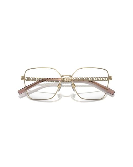 Dolce & Gabbana Black Dg1351 1365 Optical Frames Steel Transparent Squared Normal
