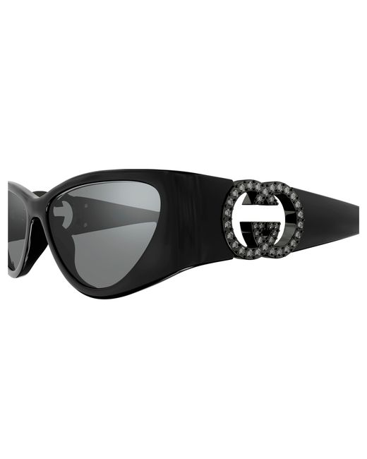 Gucci Black Gg1824S Cat Eye Sunglasses