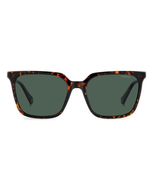 Polaroid Green Pld 4163/S 086/Uc Sunglasses Polycarbonate Squared Polarized