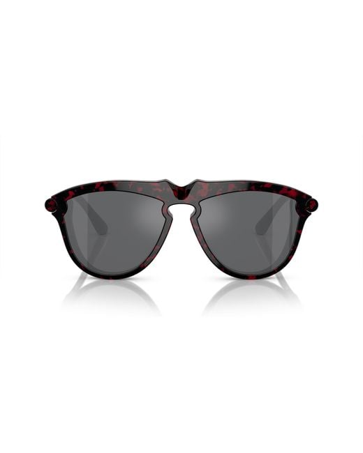 Burberry Black Be4417U 41036G Sunglasses Acetate Pilot Mirrored for men