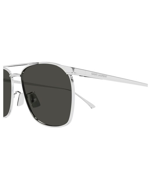 Saint Laurent Black Sl 796 Vincent 002 Sunglasses Metal Pilot for men