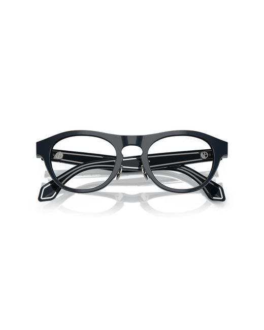 Giorgio Armani Black Ar8225 61571W Sunglasses Acetate Transparent Round Normal for men