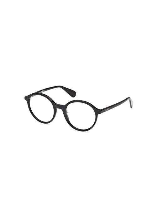 MAX&Co. Black Mo5217 001 Optical Frames Acetate Round Normal