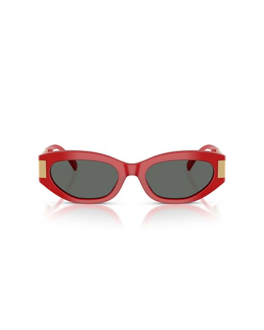 Versace Ve4501 554287 Sunglasses Acetate Cat Eye Normal in Black | Lyst UK