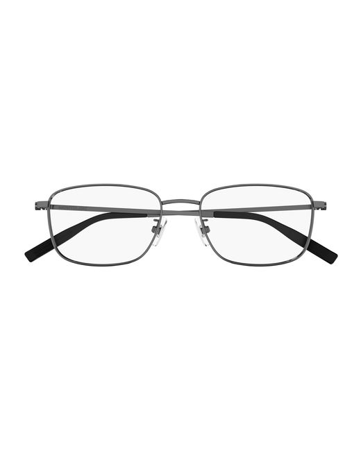 Montblanc Black Mb0373Oa 003 Optical Frames Titanium Transparent Squared for men
