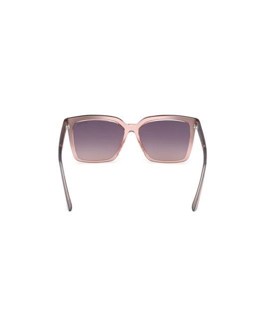 Guess Black Gu00099 20B Sunglasses Injected Smoke Squared Normal Shaded