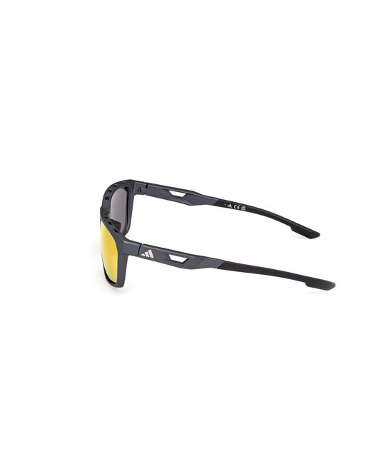 Adidas Originals Black Sp0101 02L Sunglasses Injected Squared Normal for men