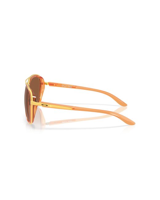 Oakley Black Oo4129 Split Time 412928 Sunglasses Metal Round Normal