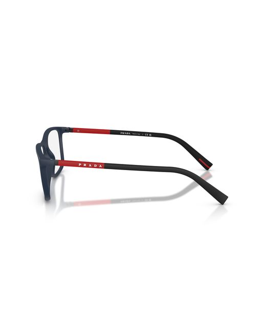 Prada Linea Rossa Black Ps 03Qv Mag1O1 Optical Frames Injected Squared Normal for men