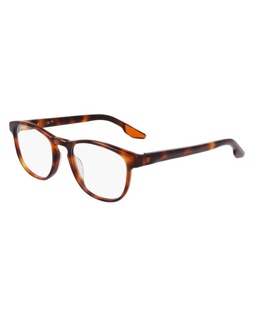 Nike Black 7162 240 Optical Frames Recycled Pet Round Normal for men