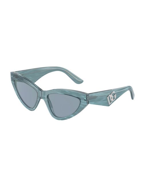 Dolce & Gabbana Blue Dg4439 3406E3 Sunglasses Acetate Cat Eye Normal