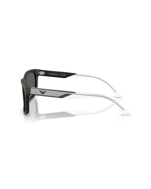 Emporio Armani Black Ea4224 500171 Sunglasses Acetate Squared Normal for men