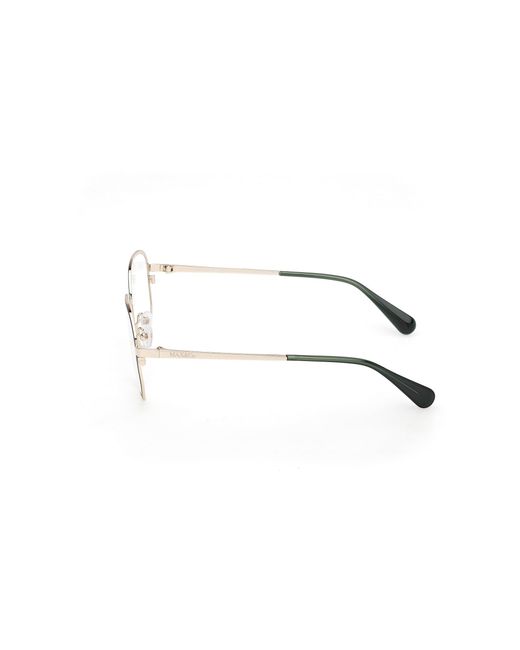 MAX&Co. Black Mo5196 32A Optical Frames Metal Geometric Normal