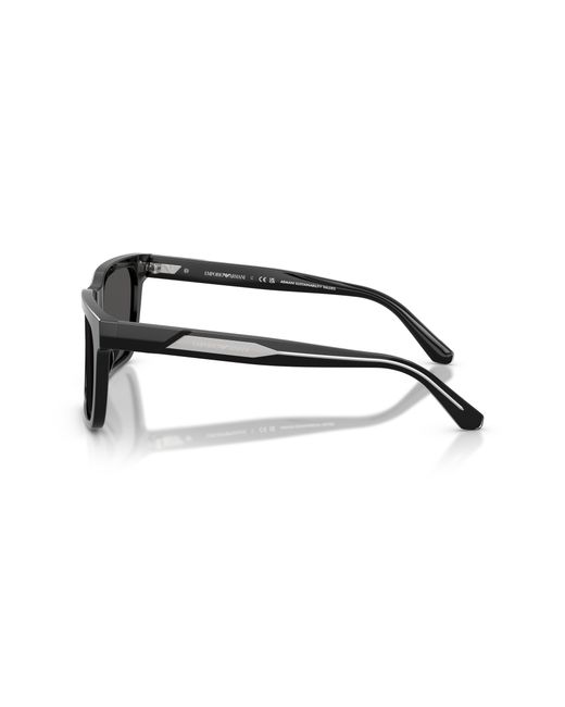 Emporio Armani Black Ea4262U 501787 Sunglasses Acetate Squared Normal for men