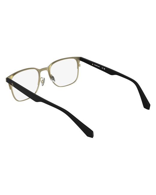 Calvin Klein Black Ckj26204 728 Optical Frames Metal Squared Normal