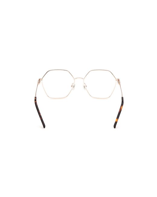 Guess Black Gu50184 032 Optical Frames Metal Geometric Normal