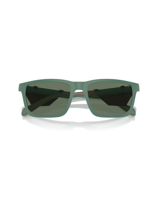 Emporio Armani Green Ea4219 610276 Sunglasses Injected Squared Normal for men