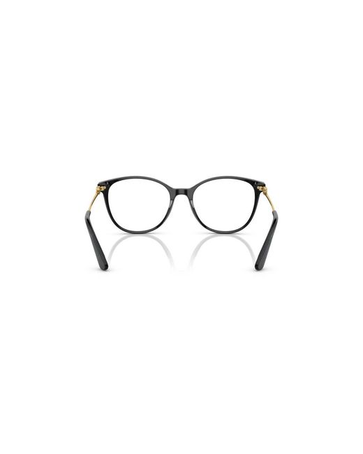 Dolce & Gabbana Black Dg3363 501 Optical Frames Acetate Butterfly Normal