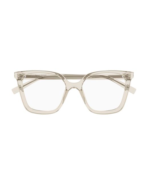 Saint Laurent Black Sl 910 004 Optical Frames Acetate Transparent Cat Eye
