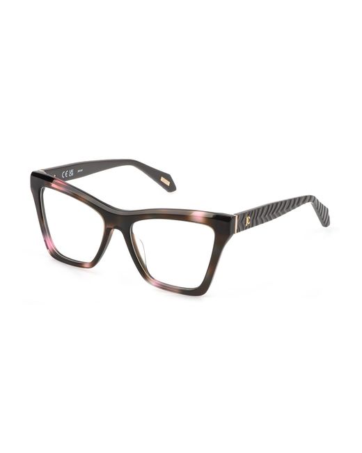 Just Cavalli Black Vjc182 01Gq Optical Frames Acetate Butterfly
