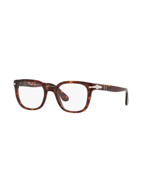 Persol Black Po3263V 24 Optical Frames Acetate Transparent Squared Normal