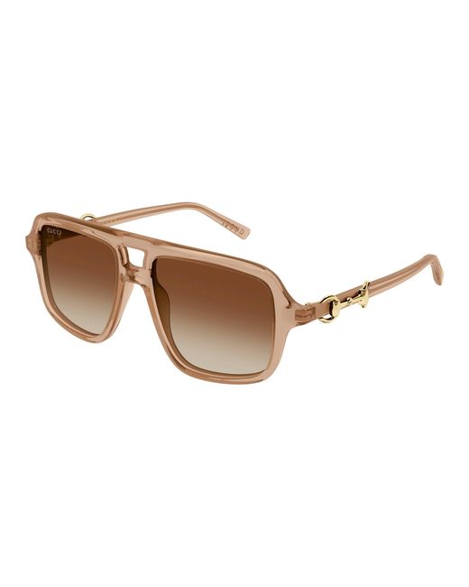 Gucci Black Gg2052S 010 Sunglasses Acetate Pilot
